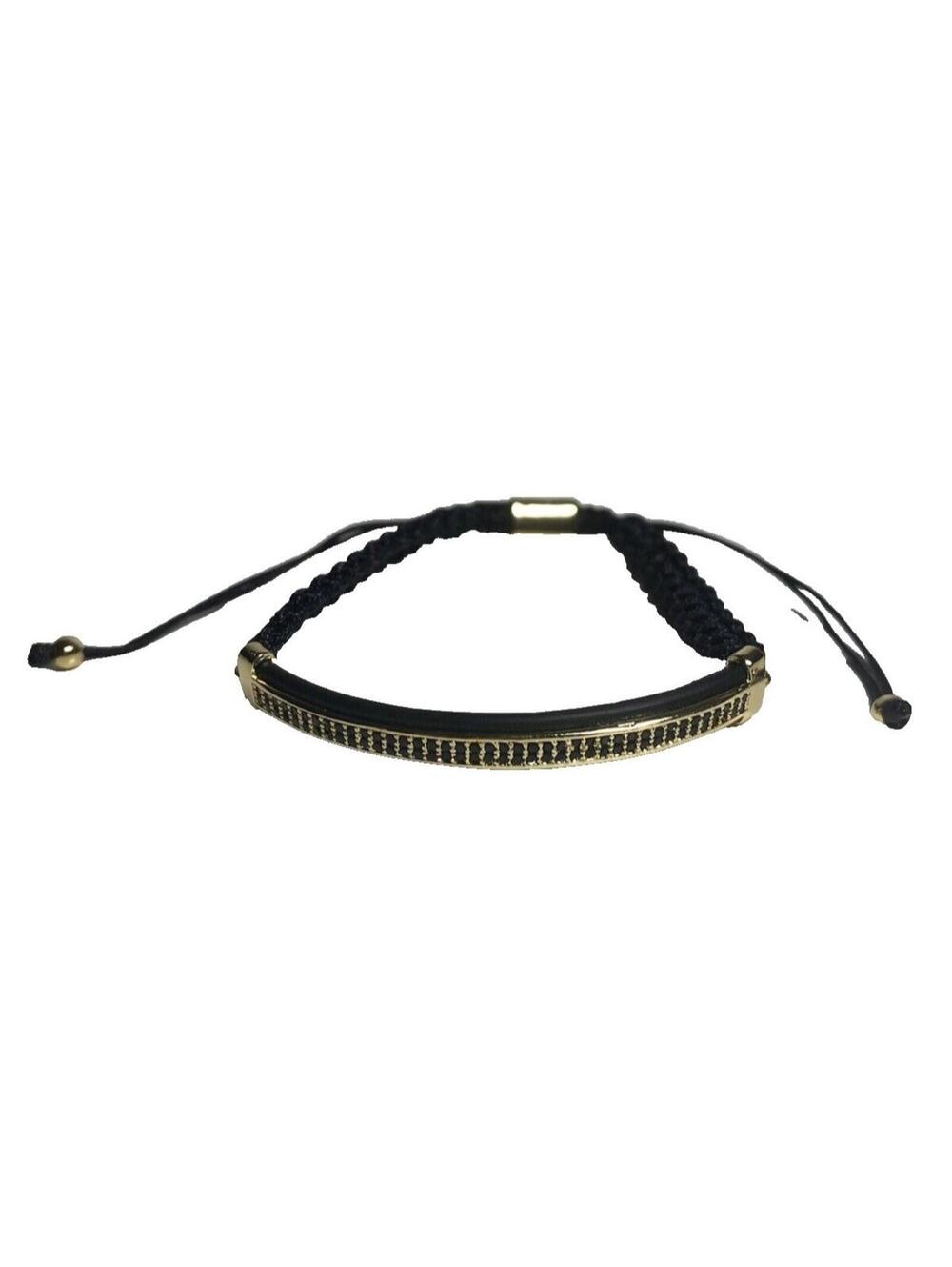 Women's Black and Gold Costume Bracelet - New, Stylish and Trendy